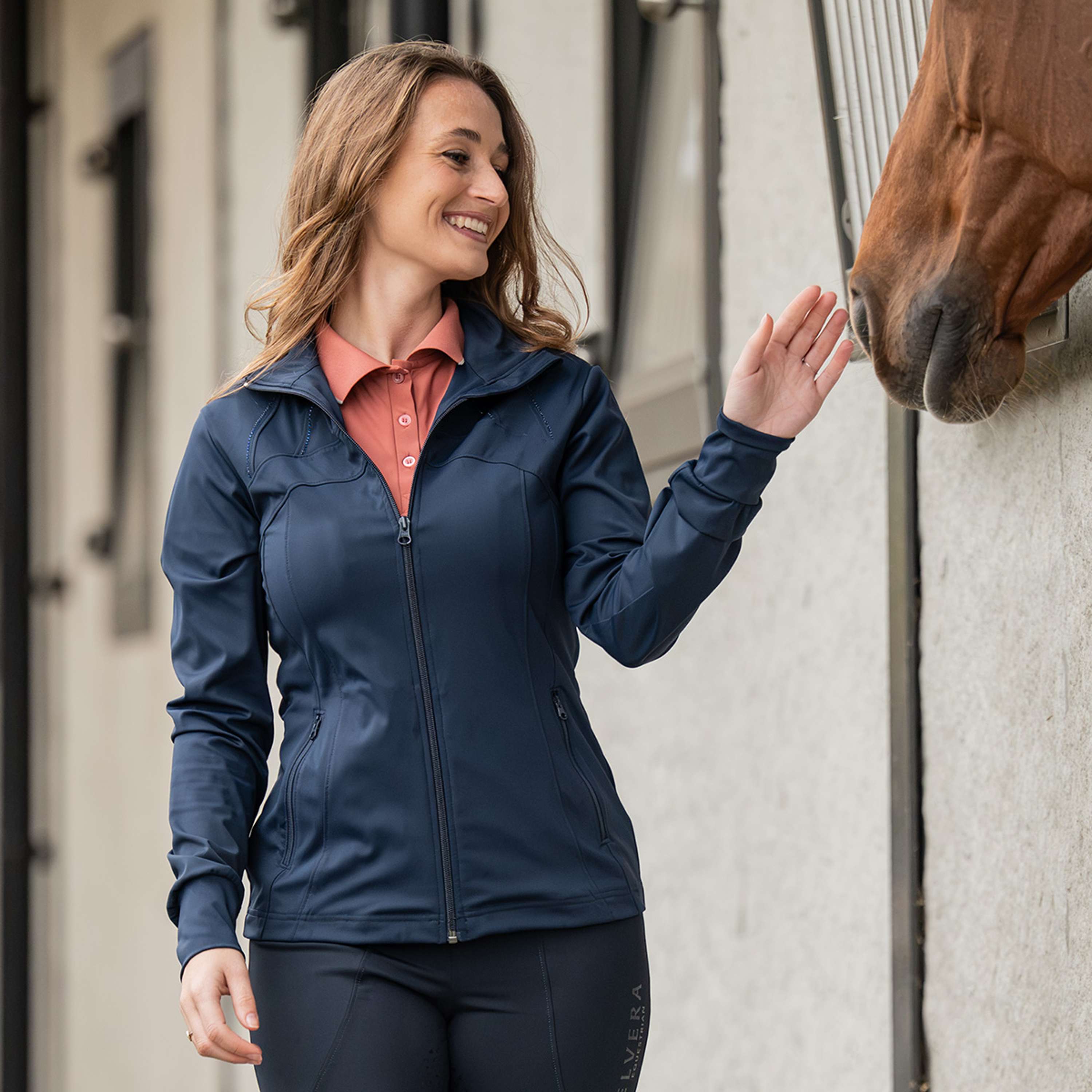 Elvera Equestrian Trainingsvest EEDemi Navy
