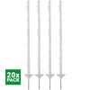 Agradi Power Weidepaal Classic Dubbel 105cm 20 Stuks Wit