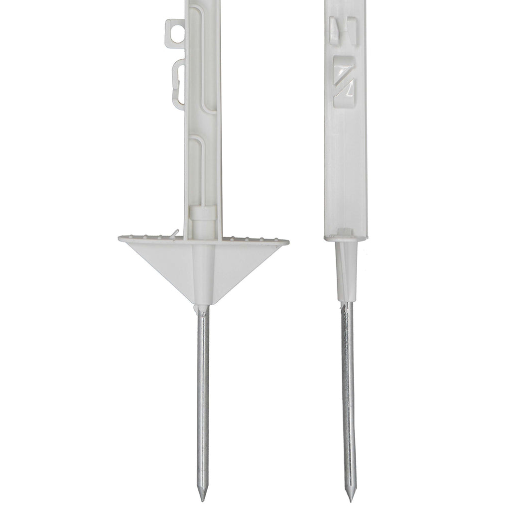 Agradi Power Weidepaal Classic Dubbel 150cm 20 Stuks Wit