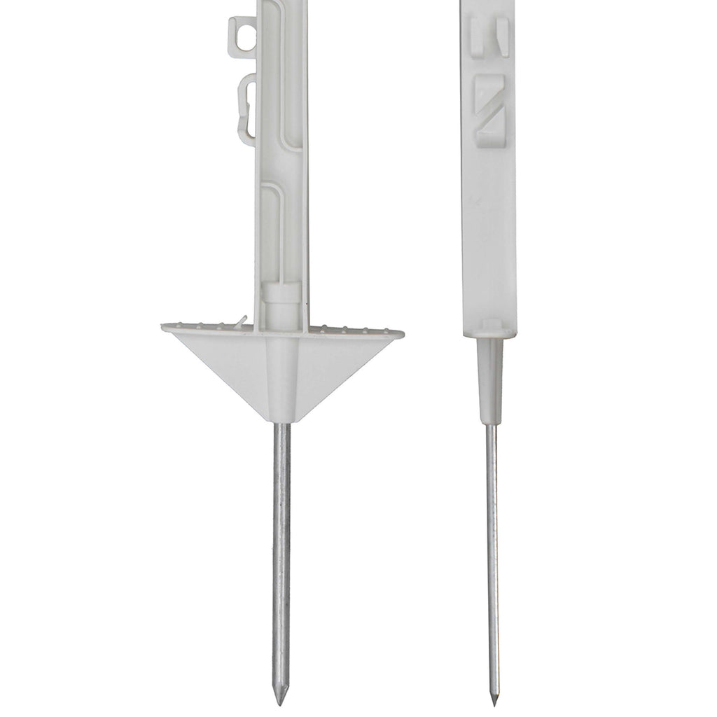 Agradi Power Weidepaal Classic Dubbel 125cm 20 Stuks Wit