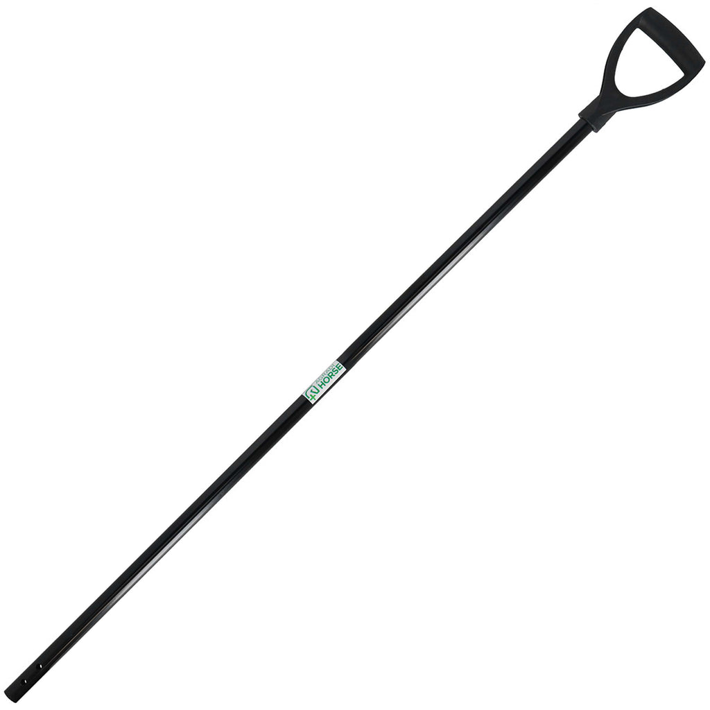 Agradi Horse Metalen Steel D-Grip Zwart