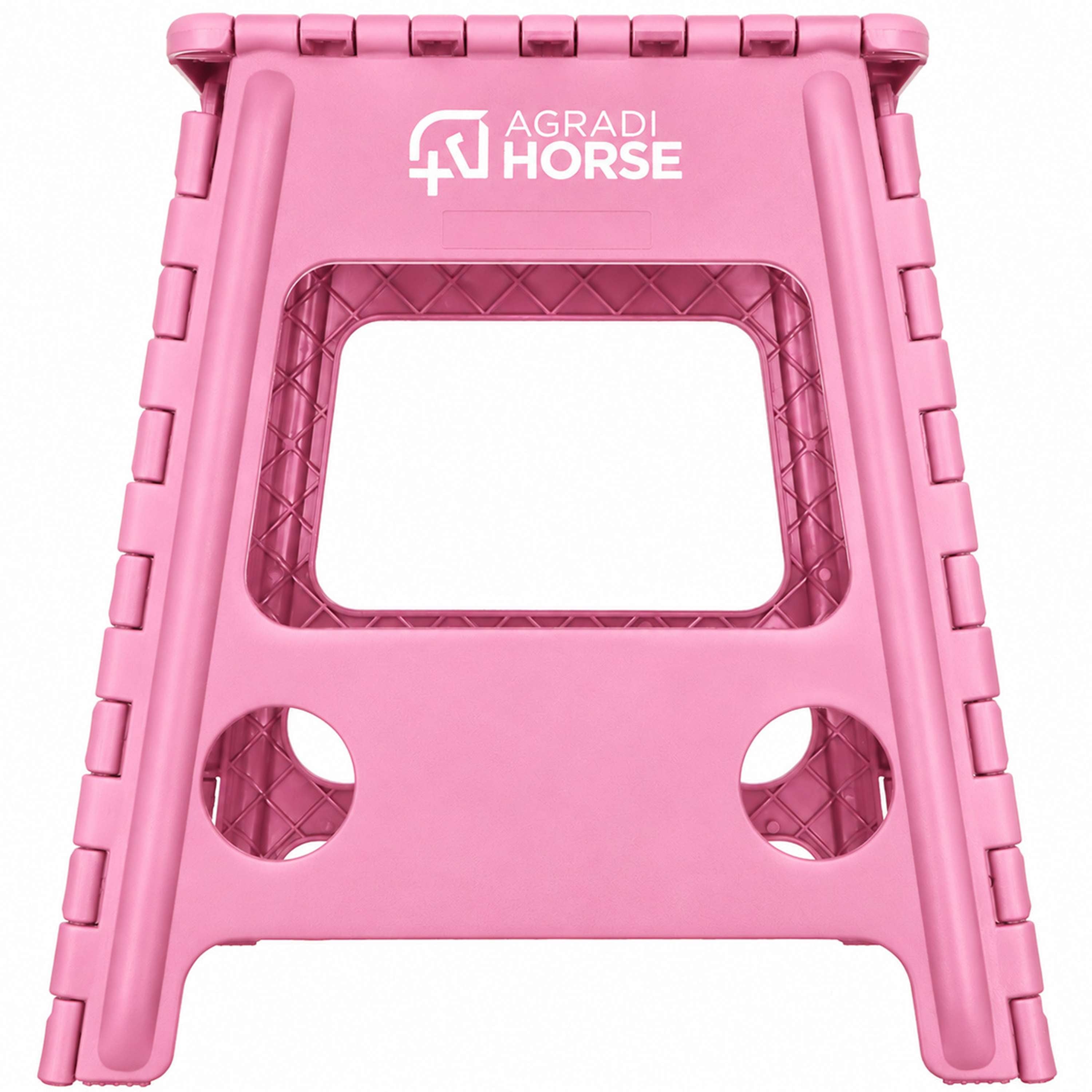 Agradi Horse Opstapje Opvouwbaar Roze