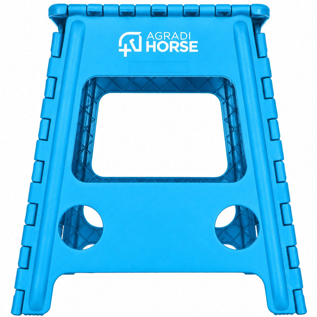 Agradi Horse Opstapje Opvouwbaar Blauw