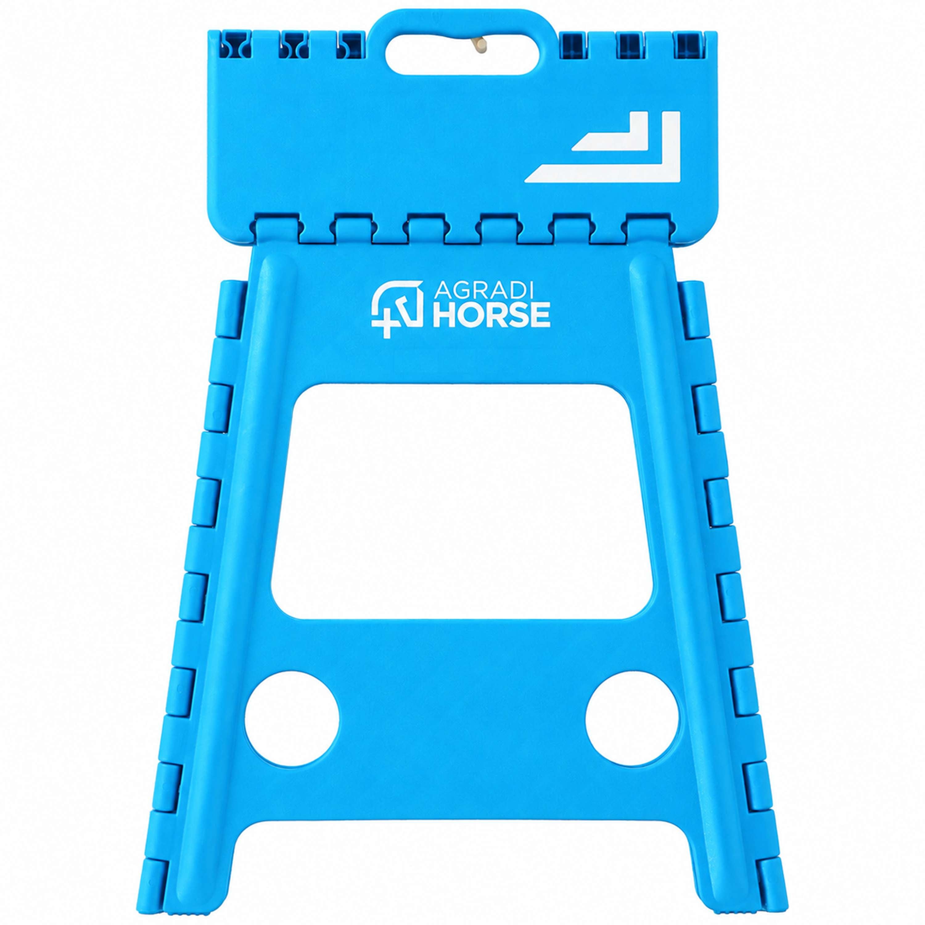 Agradi Horse Opstapje Opvouwbaar Blauw