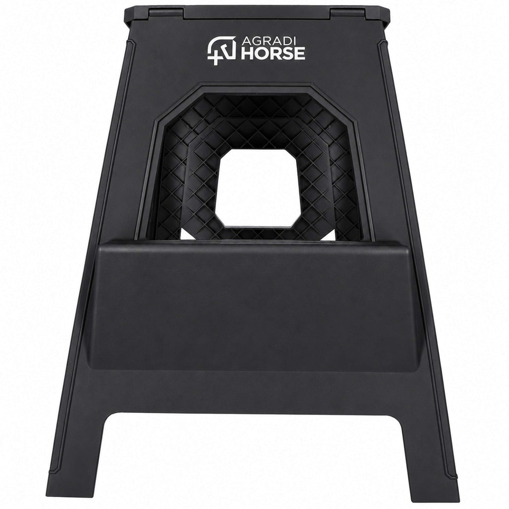 Agradi Horse Opstapkrukje Opvouwbaar XH 49cm Zwart