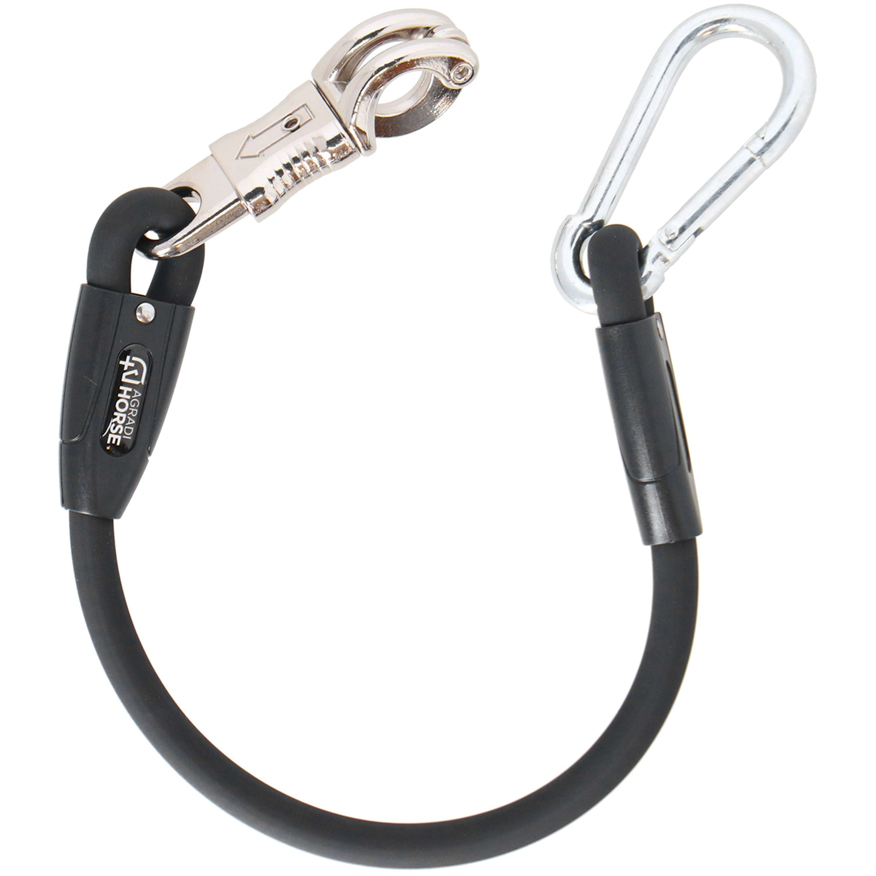 Agradi Horse Vastzetlijn Silicone Zwart