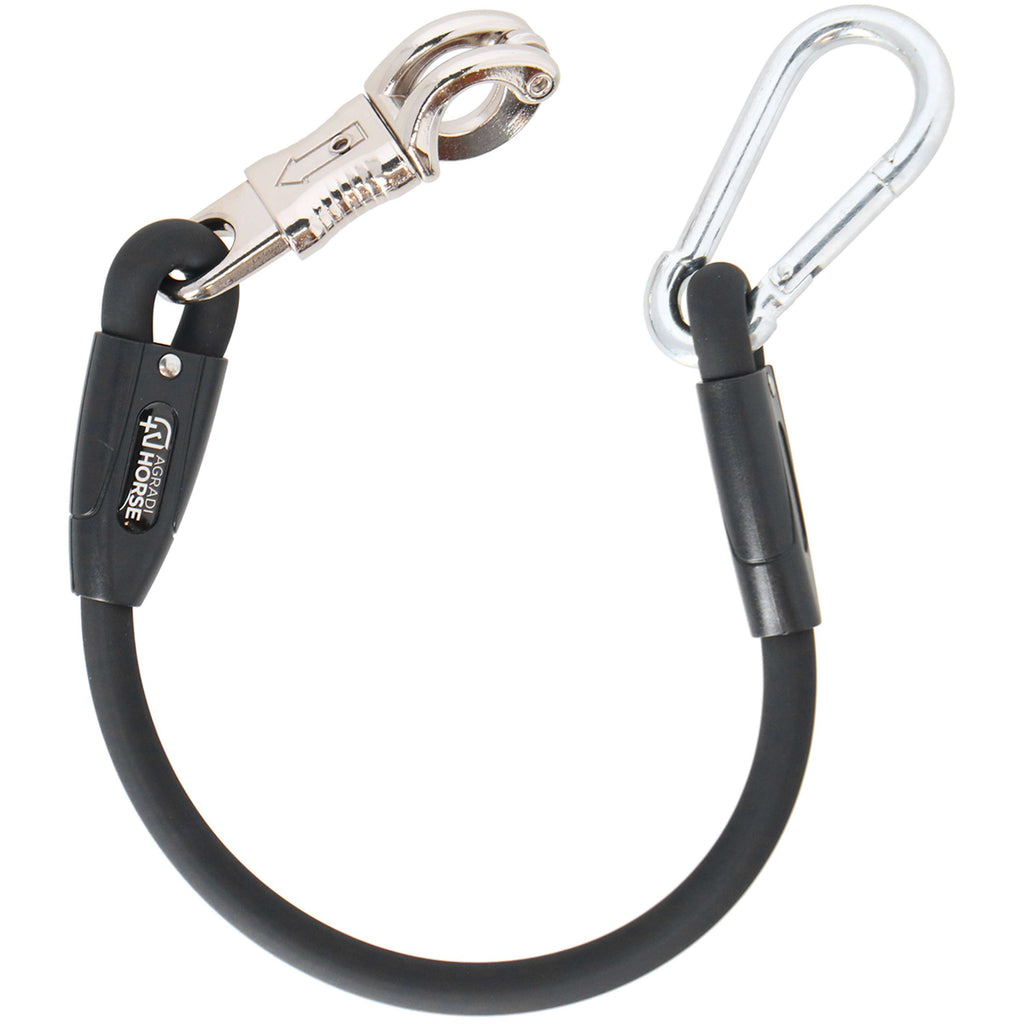 Agradi Horse Vastzetlijn Silicone Zwart
