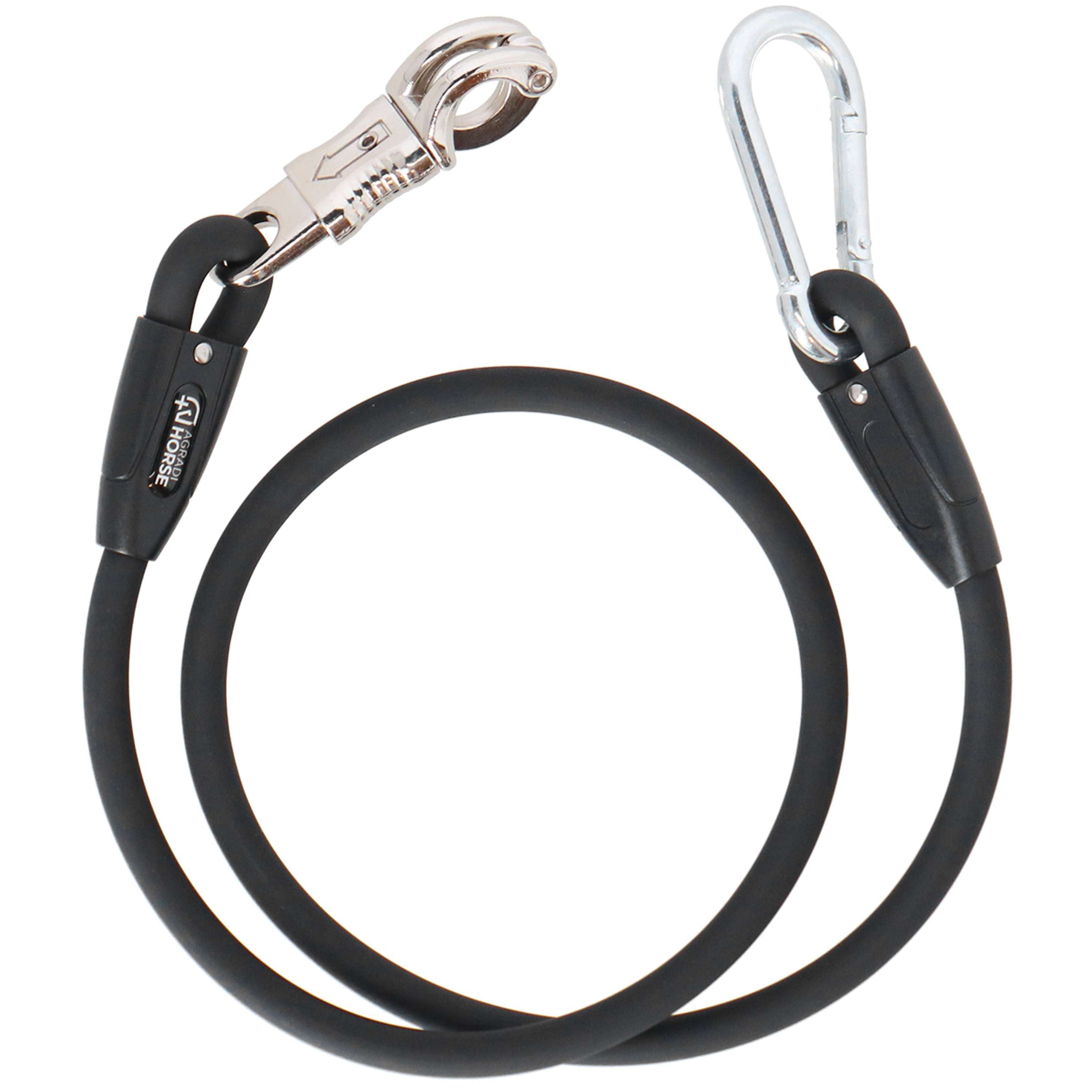 Agradi Horse Vastzetlijn Silicone Zwart