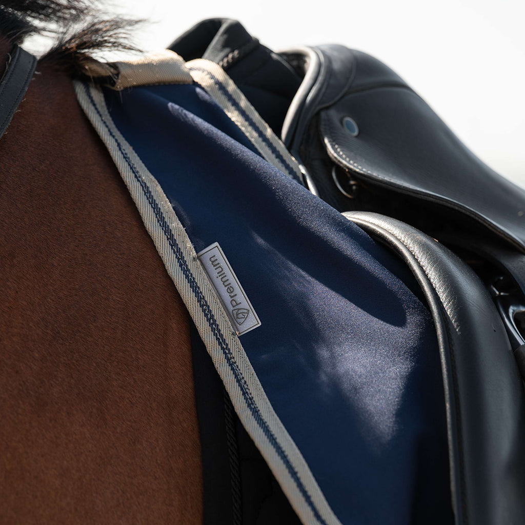 Velder Horsewear Essentials Uitrijdeken Navy/Dune