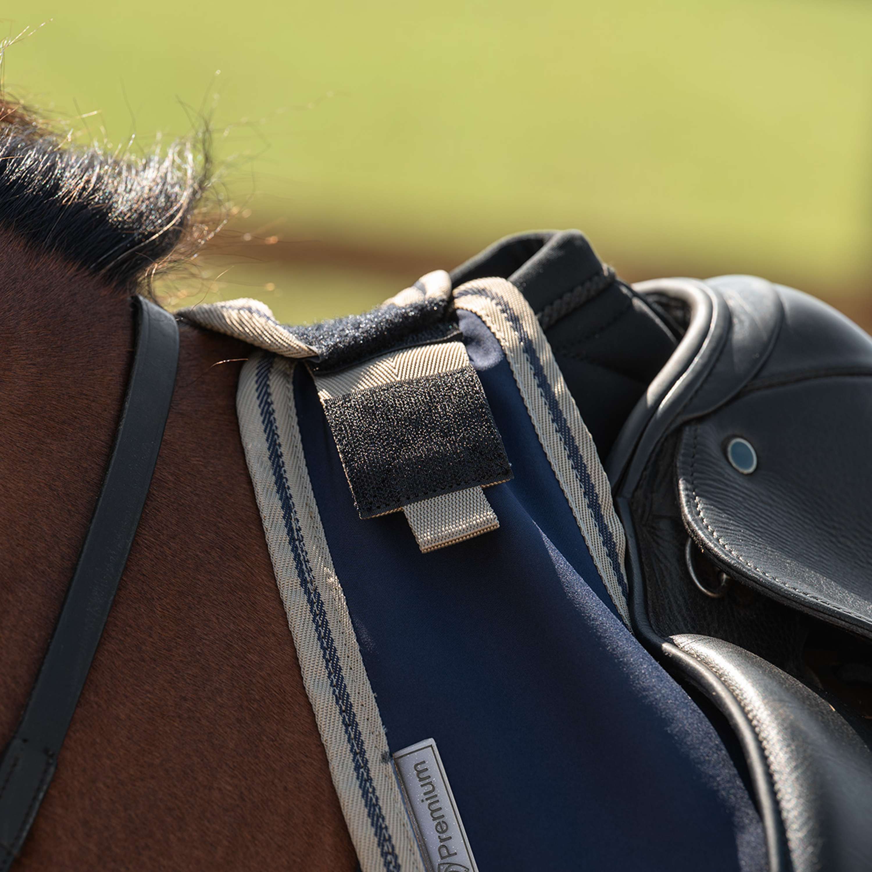 Velder Horsewear Essentials Uitrijdeken Navy/Dune