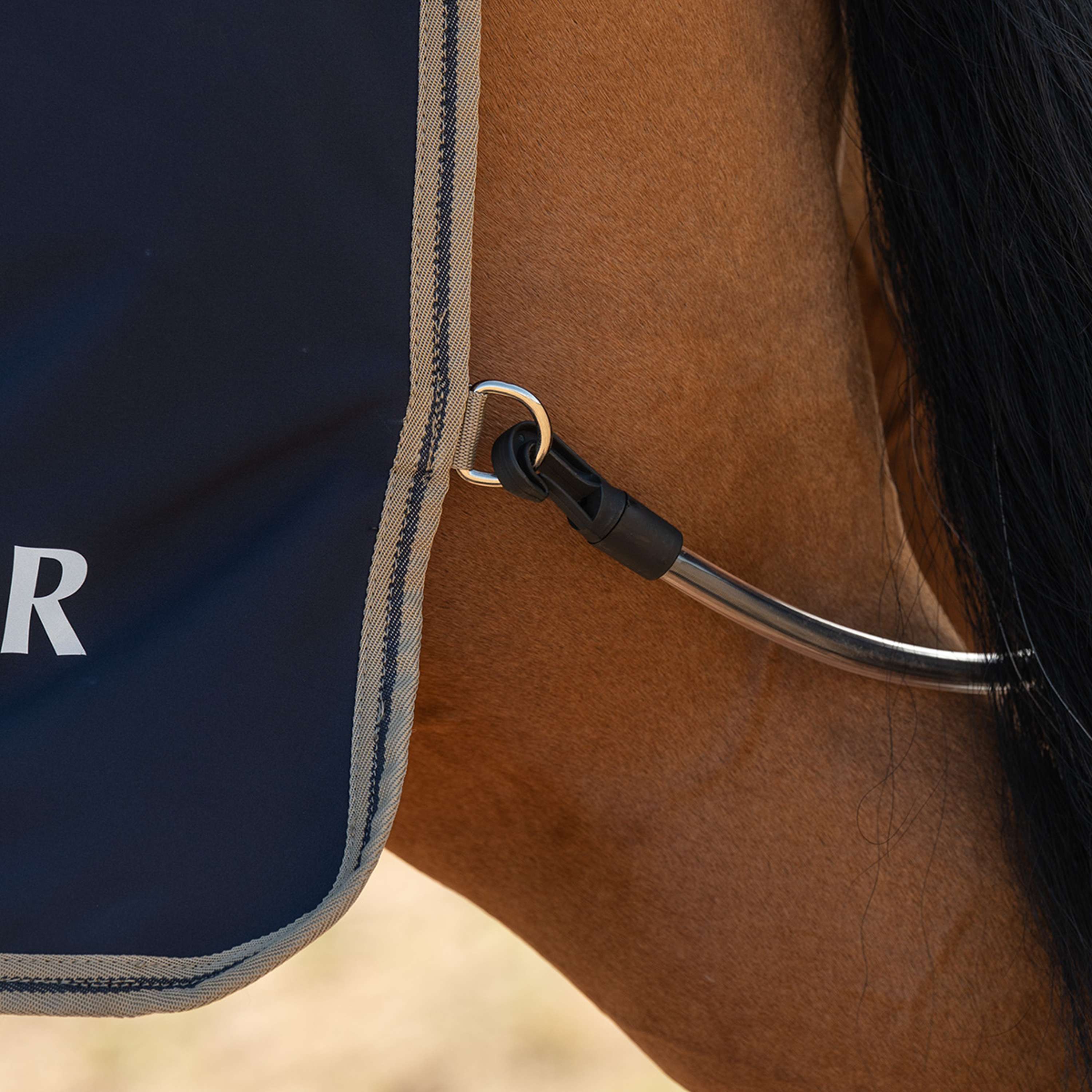 Velder Horsewear Essentials Uitrijdeken Navy/Dune
