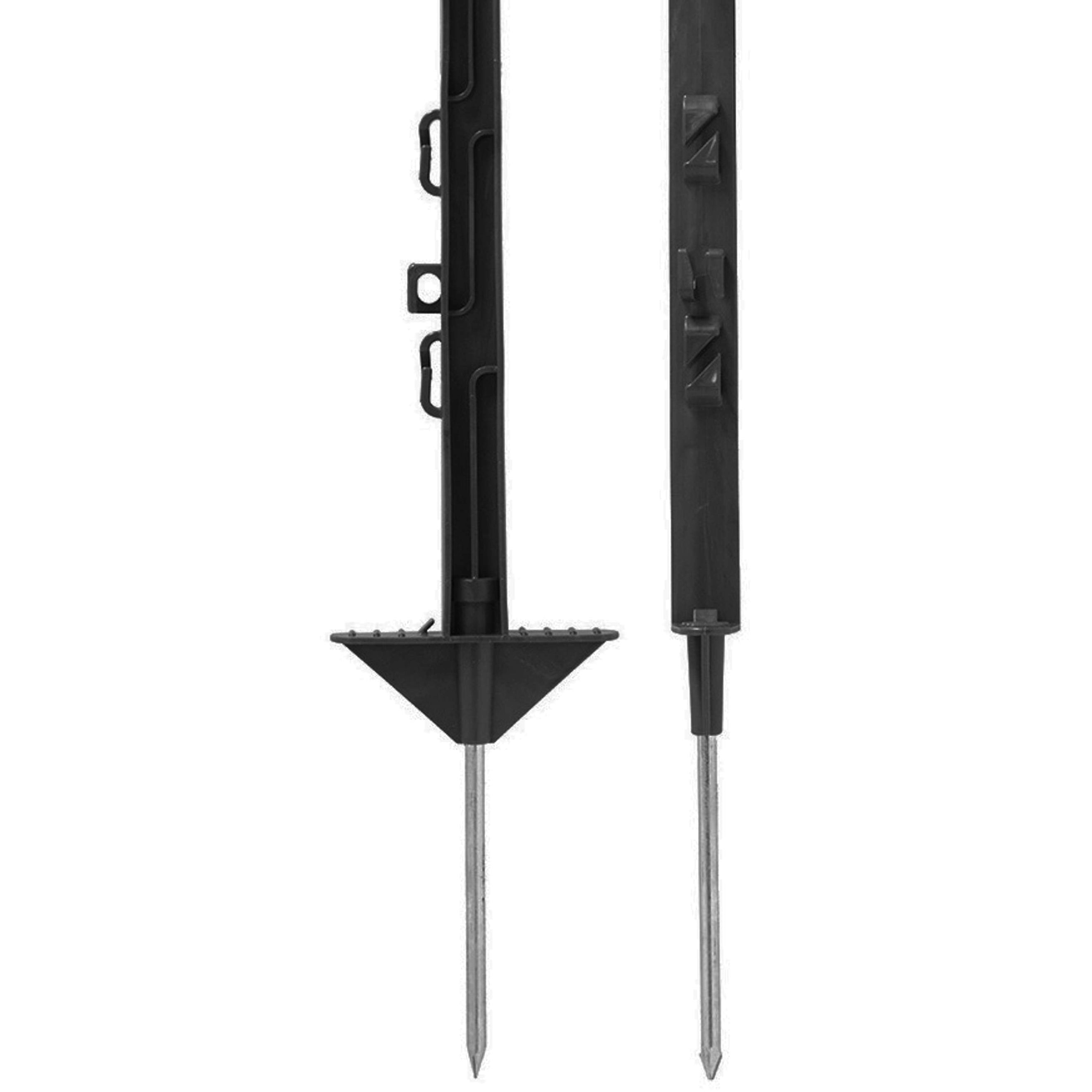 Agradi Power Weidepaal Classic Dubbel 150cm 20 Stuks Zwart