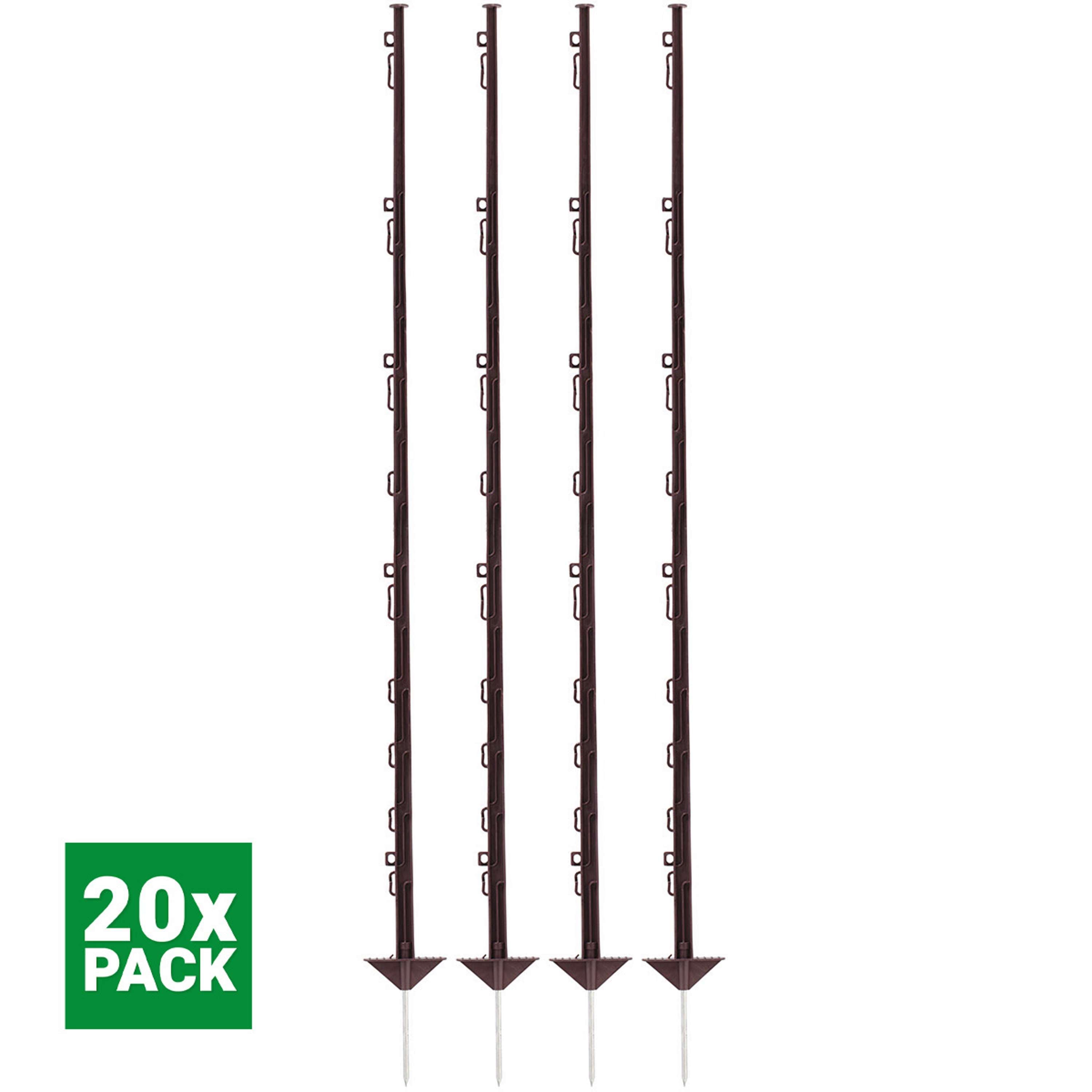 Agradi Power Weidepaal Classic Dubbel 150cm 20 Stuks Bruin