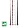 Agradi Power Weidepaal Classic Dubbel 150cm 20 Stuks Bruin