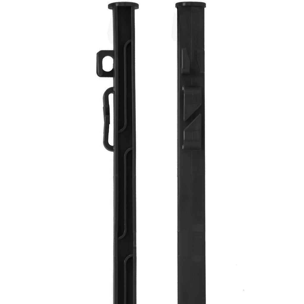 Agradi Power Weidepaal Classic Dubbel 125cm 20 Stuks Zwart