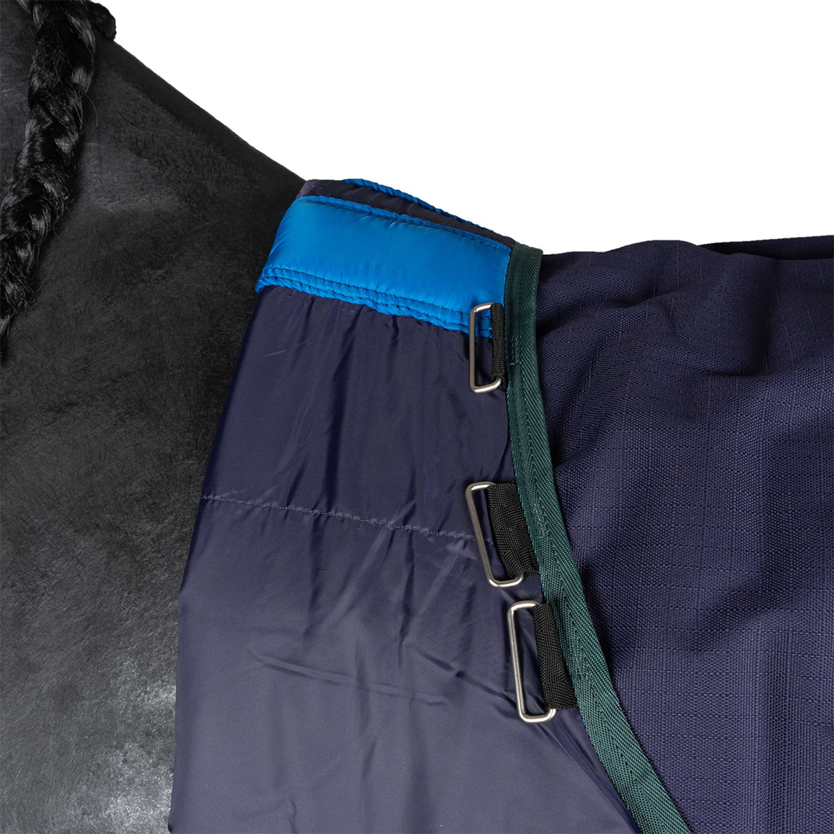 WeatherBeeta ComFiTec Plus Dynamic Turnout Detach-A-Neck 100g Navy/Forest Green