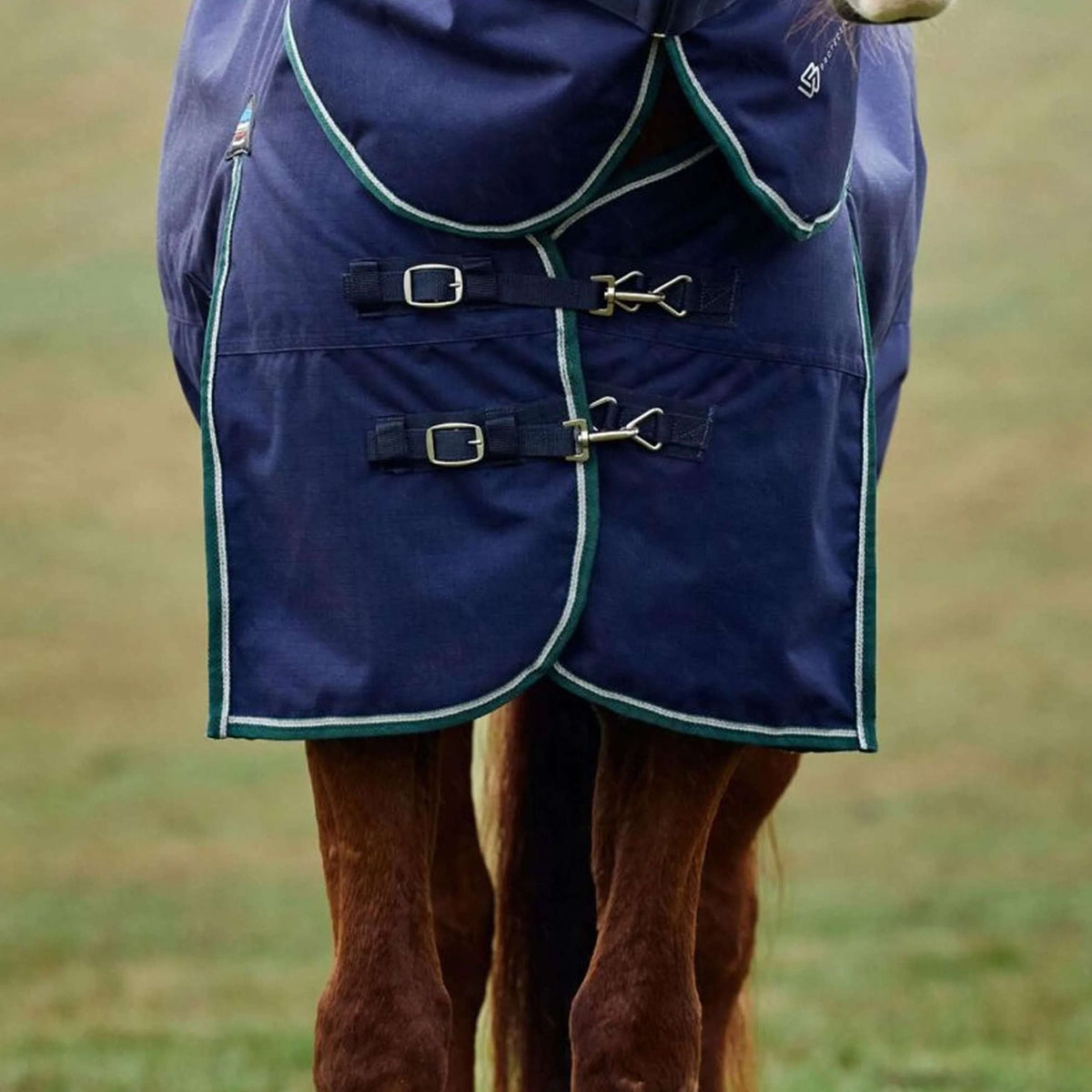 WeatherBeeta ComFiTec Plus Dynamic Turnout Detach-A-Neck 100g Navy/Forest Green