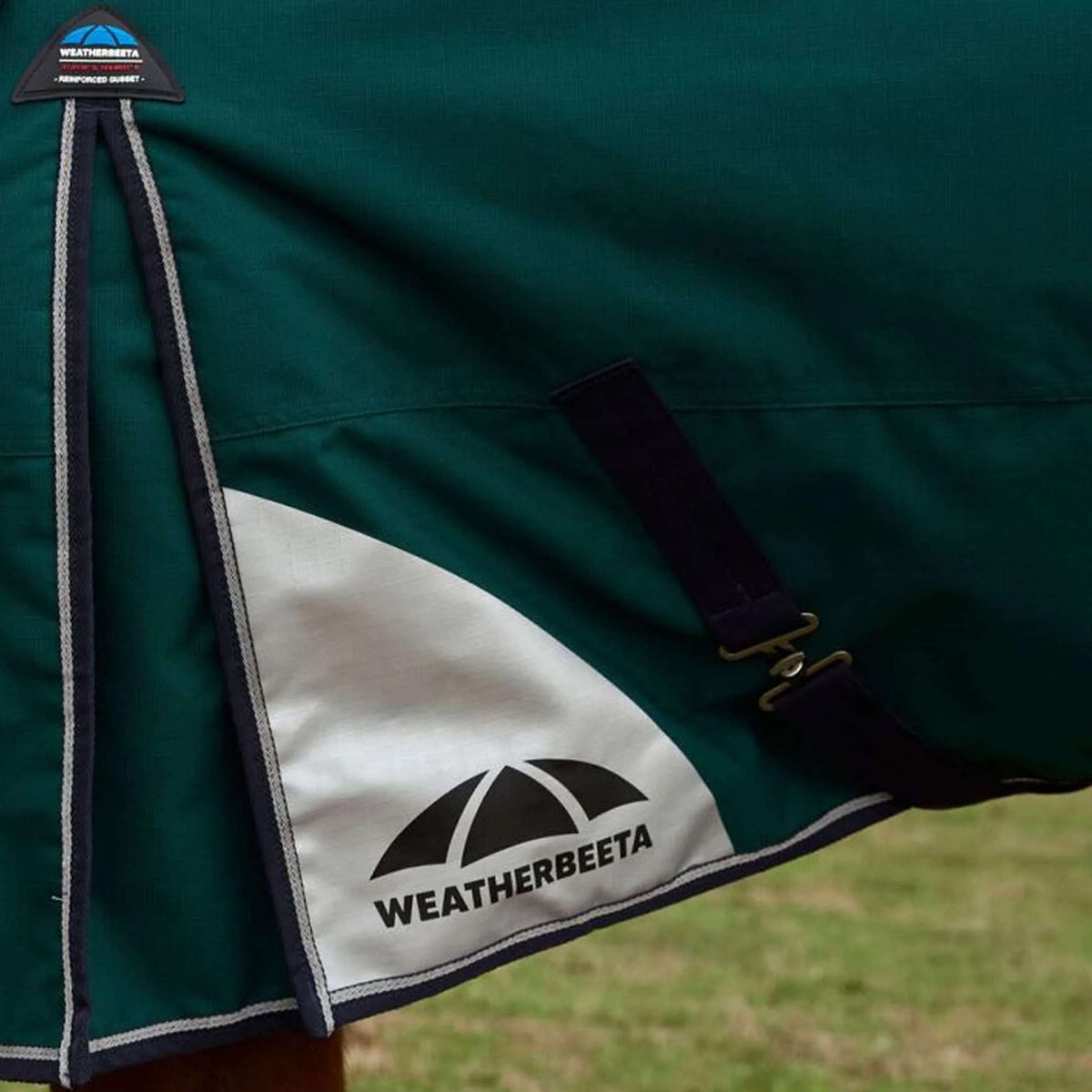 WeatherBeeta ComFiTec Plus Dynamic Turnout High Neck 100g Forest Green/Navy