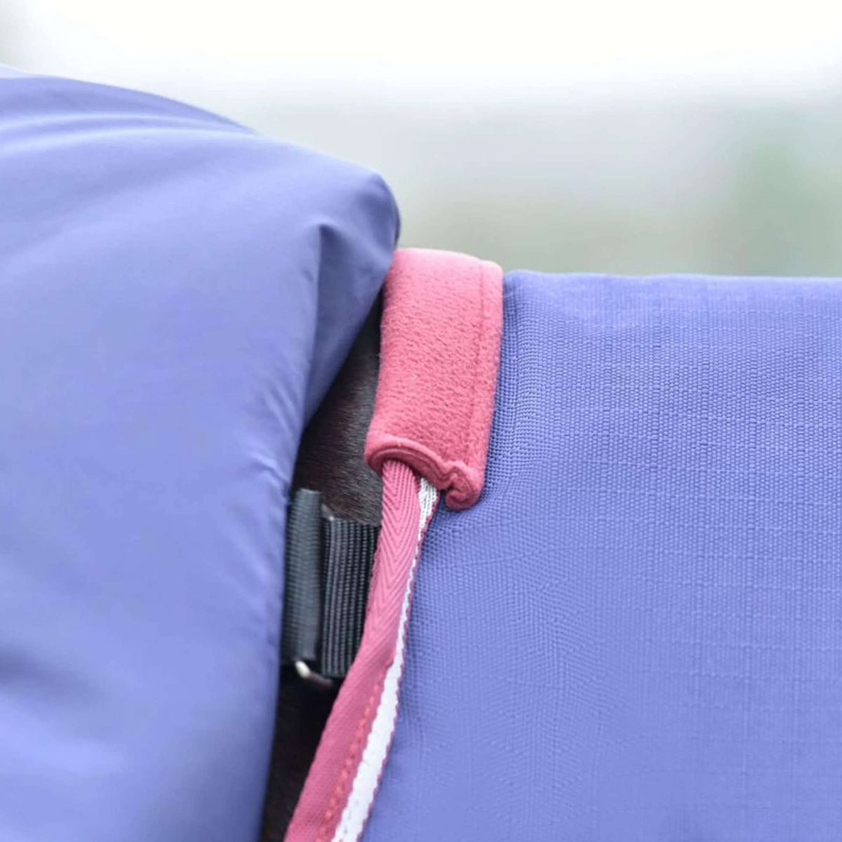 WeatherBeeta ComFiTec Essential Turnout Detach-A-Neck 50g Navy/Burgundy