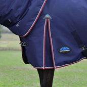 WeatherBeeta ComFiTec Essential Turnout Detach-A-Neck 50g Navy/Burgundy