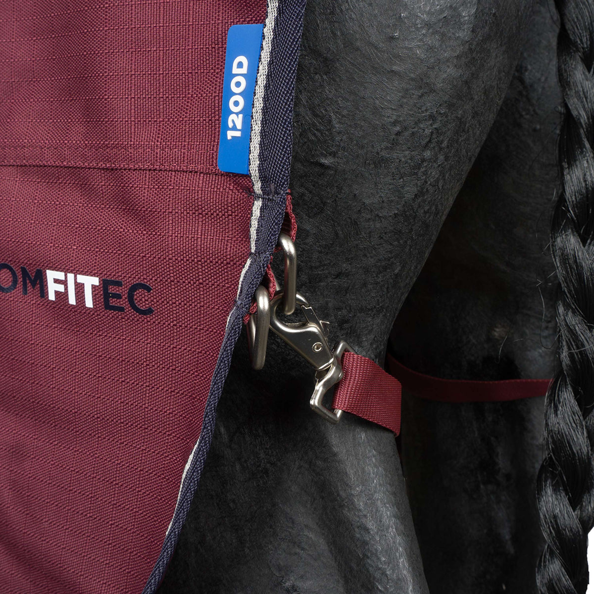 WeatherBeeta ComFiTec Essential Turnout Combo 50g Burgundy/Navy