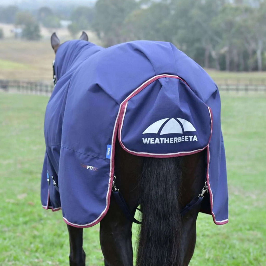 WeatherBeeta ComFiTec Essential Turnout Combo 360g Navy/Burgundy