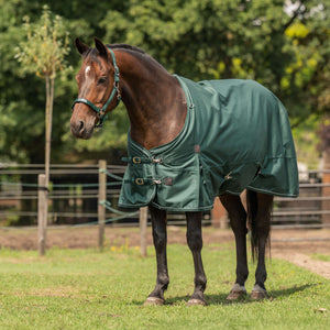 Agradi Horse Outdoordeken 1200D 300gr Reflecterende Bies Groen