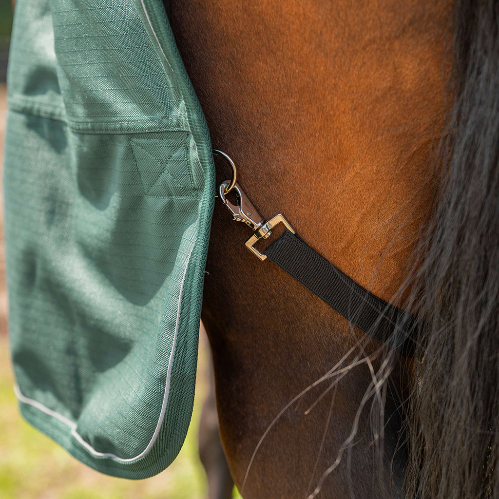 Agradi Horse Outdoordeken 1200D 50gr Reflecterende Bies Groen