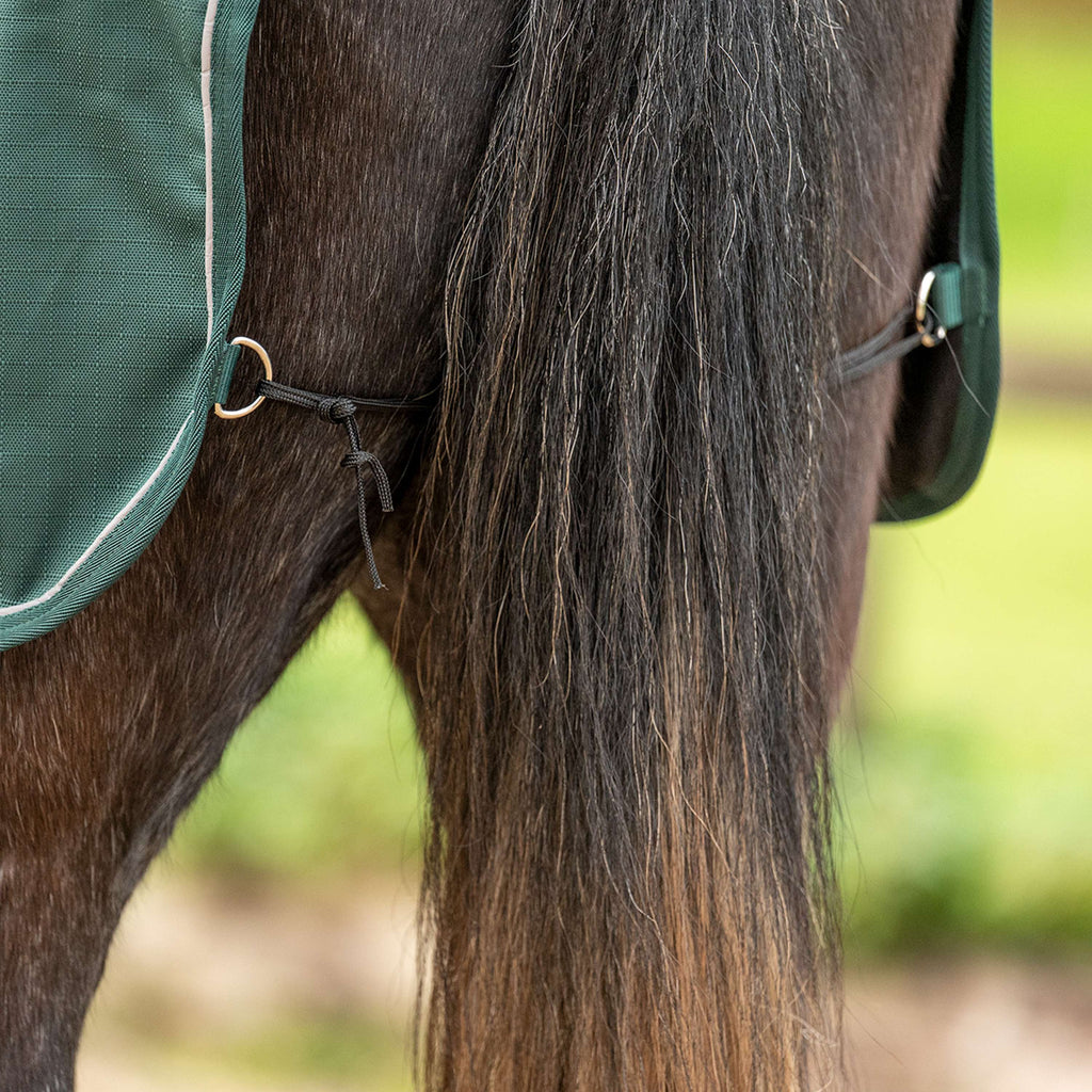 Agradi Horse Uitrijdeken 1200D Reflecterende Bies Groen