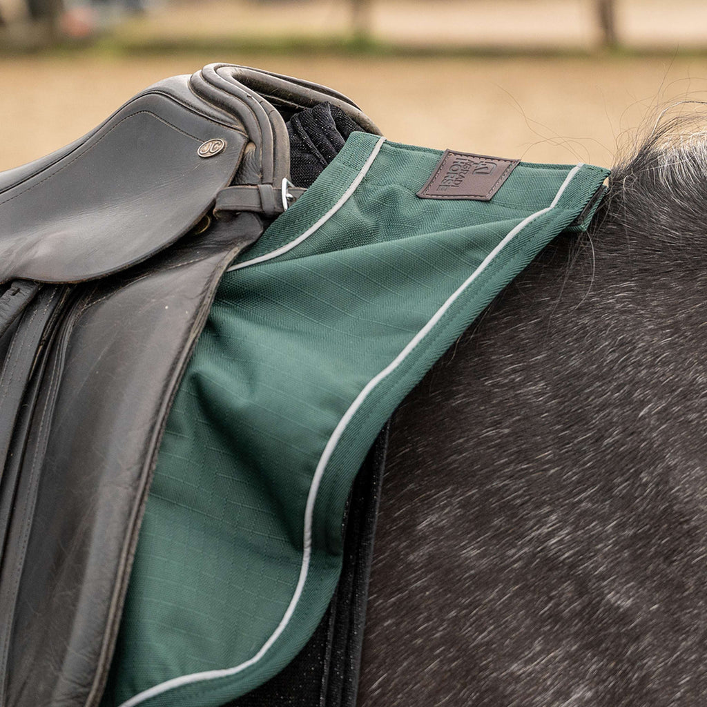 Agradi Horse Uitrijdeken 1200D Reflecterende Bies Groen