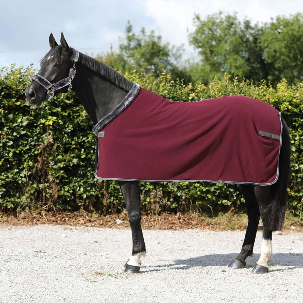 Bucas Fleecedeken Show-Line 400 Burgundy
