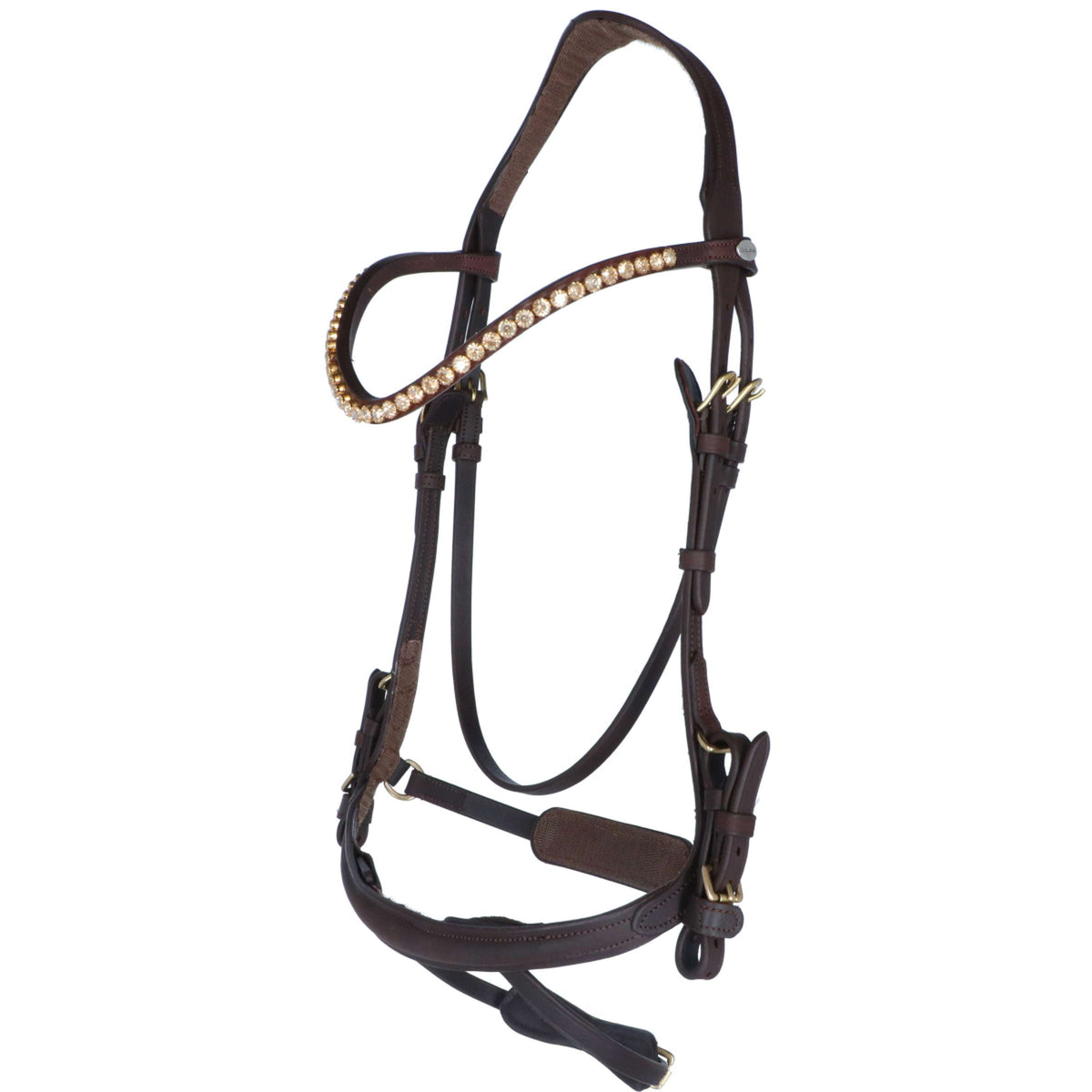 Kavalkade Hoofdstel Caliano Cerra Bruin/Brass