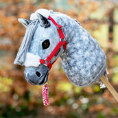 LeMieux Hobby Horse Christmas Headcollar & Leadrope Rood