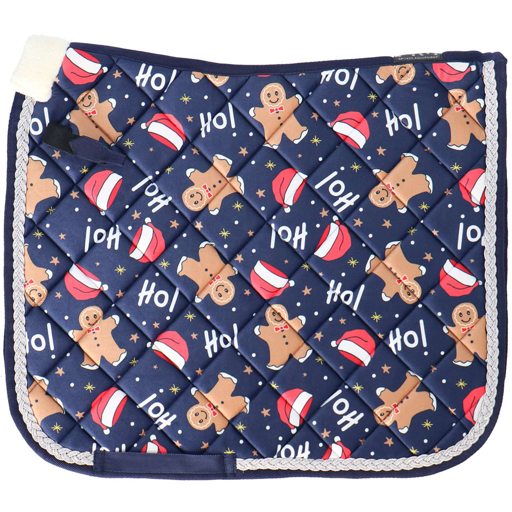 HKM Zadeldekje X-Mas Dressuur Donkerblauw