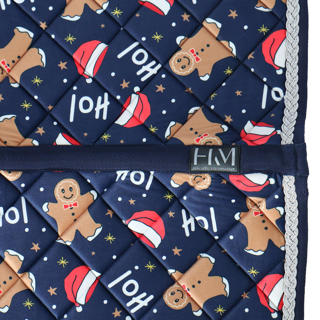 HKM Zadeldekje X-Mas Dressuur Donkerblauw