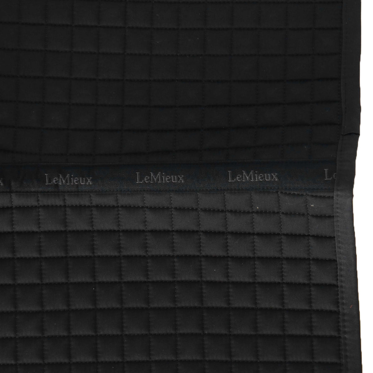 LeMieux Zadeldekje Cotton Square Close Contact Zwart