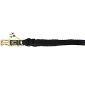 Bucas Halstertouw Comfort met Paniekhaak Zwart/Zwart