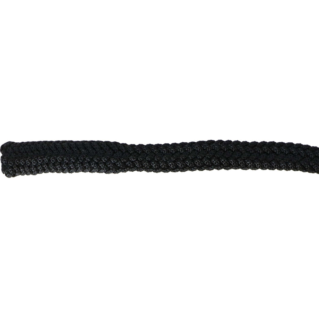 Bucas Halstertouw Comfort met Musketonhaak Zwart/Zwart