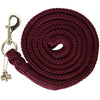 Bucas Halstertouw Show-Line met Musketonhaak Burgundy