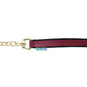 Bucas Hengstenketting Show-Line  Burgundy/Zwart
