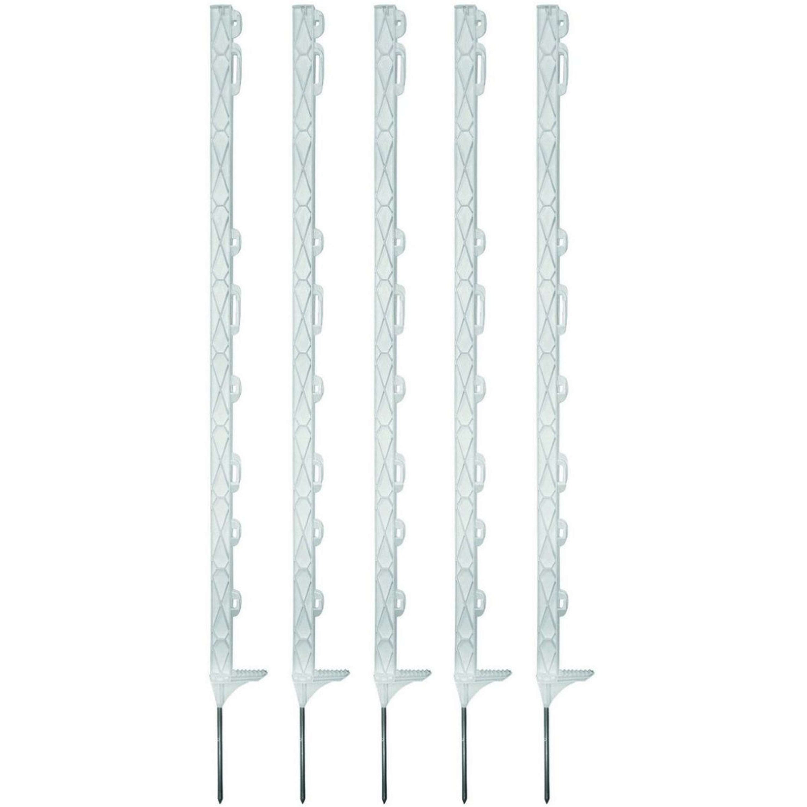 Ako Weidepaal Titan met Enkele Opstap 110cm 5 Stuks Wit