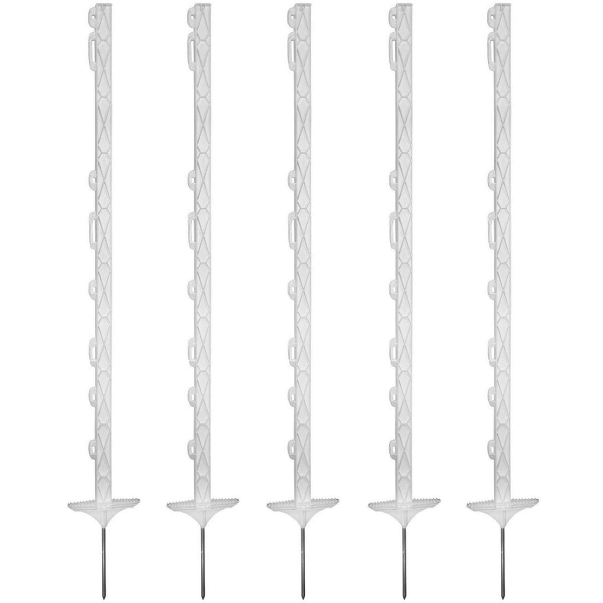 Agradi Power Weidepaal Titan Dubbele Instap 5 Stuks Wit