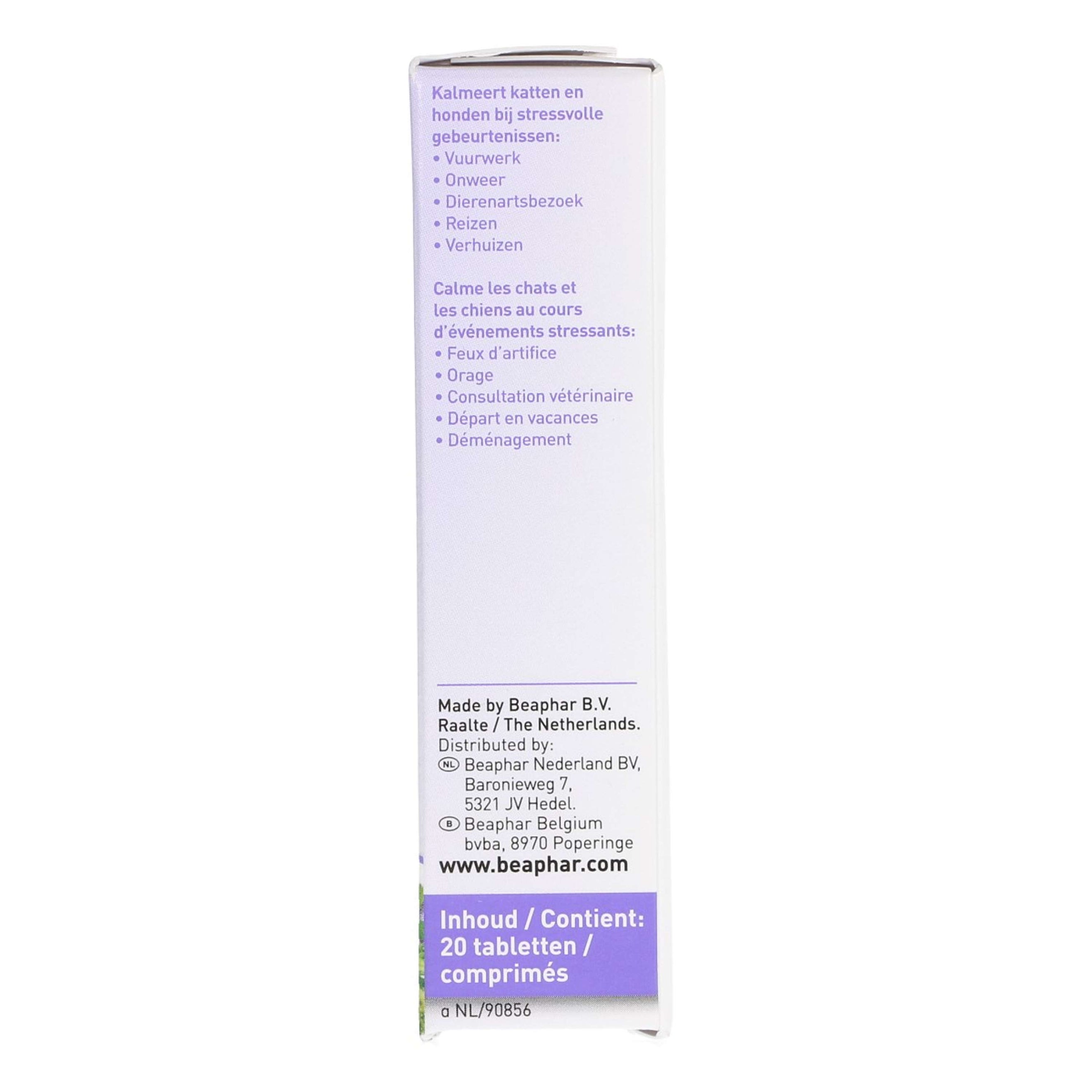 Beaphar No Stress Zenuwtabletten Hond/Kat Beaphar No Stress Zenuwtabletten Hond/Kat