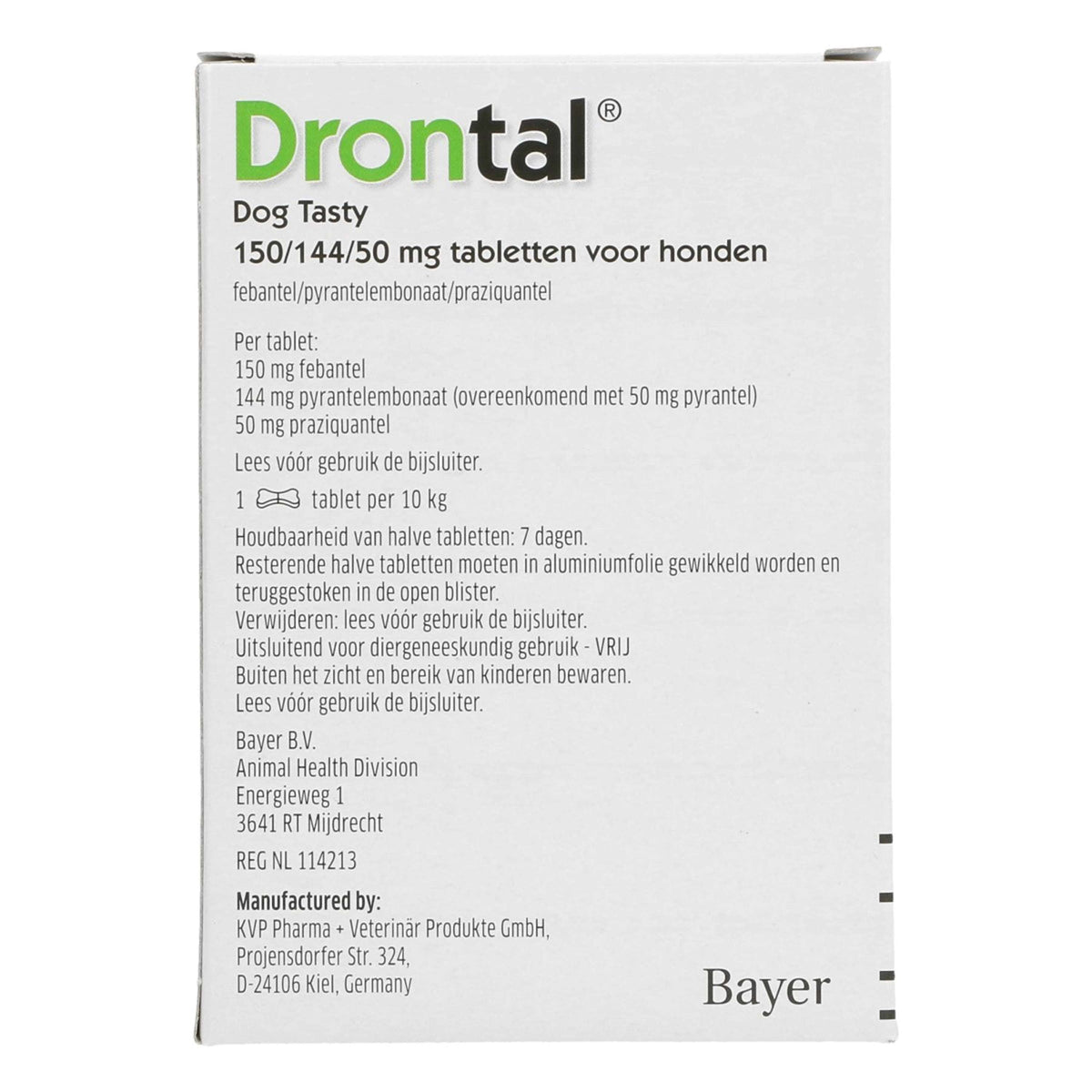 Drontal Dog Tasty Ontwormingstablet Hond