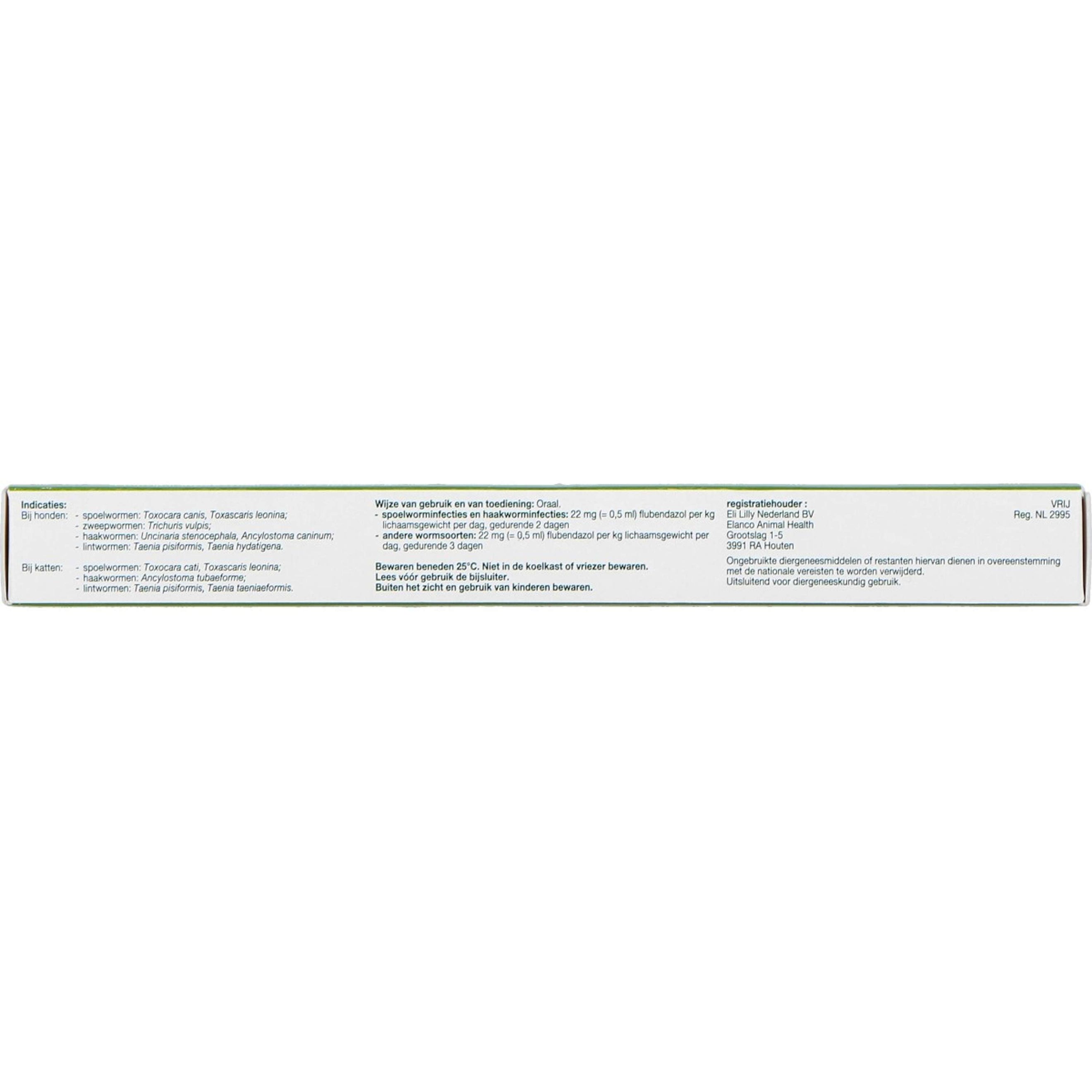 Flubenol KH Ontwormingspasta Injector Hond/Kat