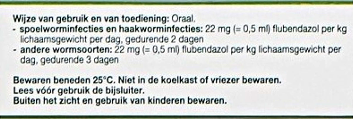 Flubenol KH Ontwormingspasta Injector Hond/Kat