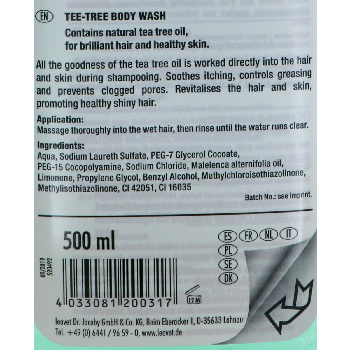 Leovet Theeboom shampoo