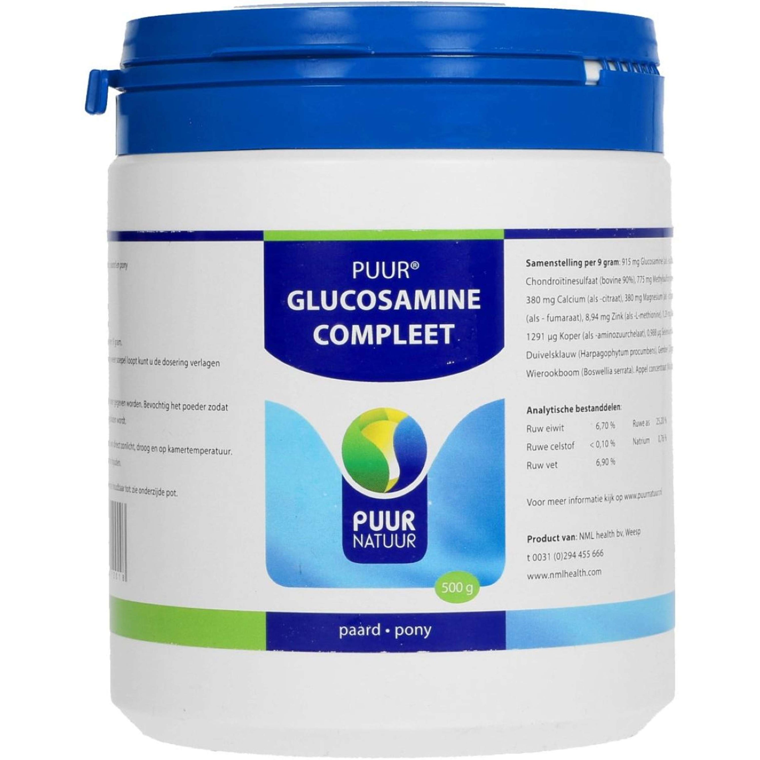 PUUR Glucosamine Compleet / Extra Paard/Pony PUUR Glucosamine Compleet / Extra Paard/Pony