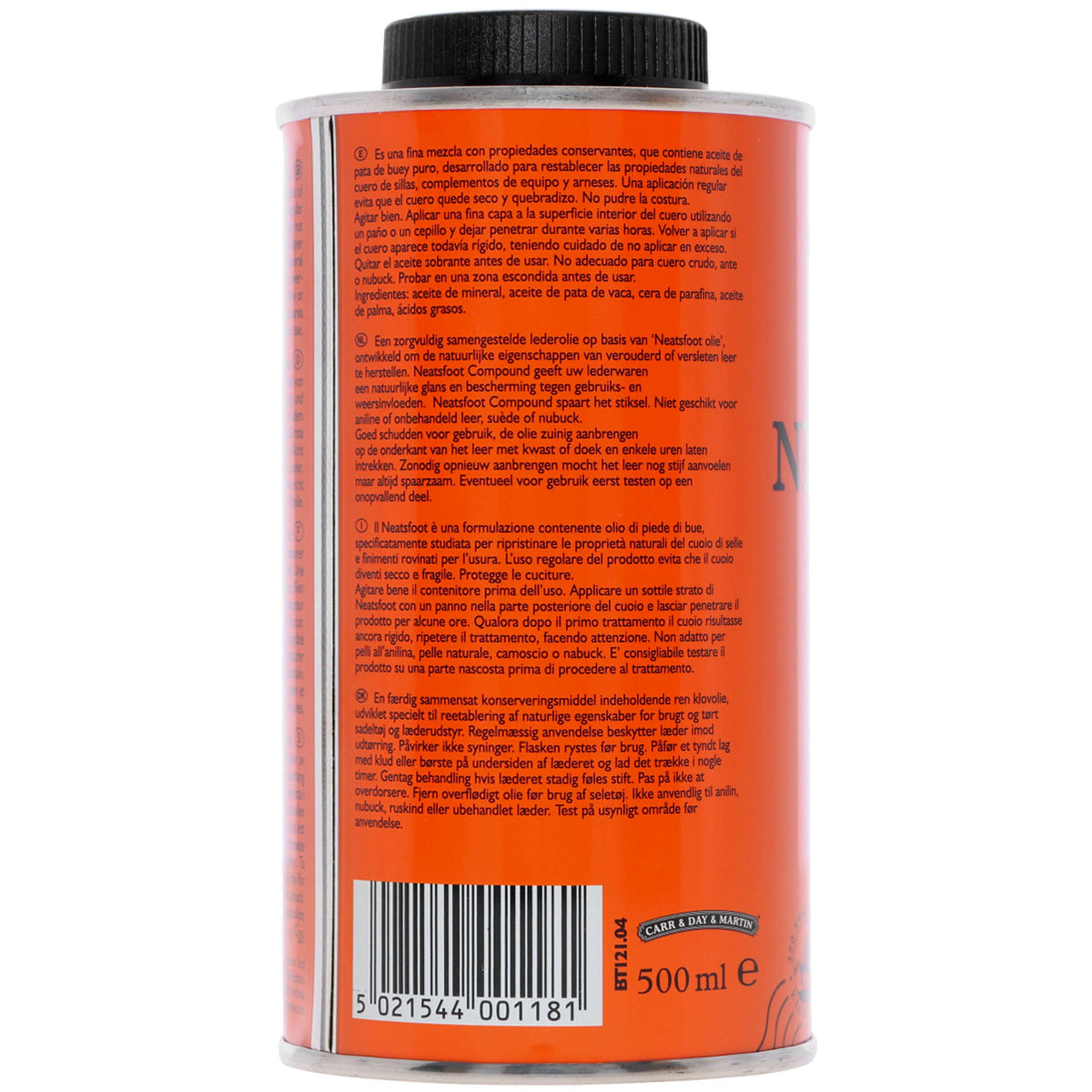 Carr & Day & Martin Leerolie V&p Neatsfood Compound