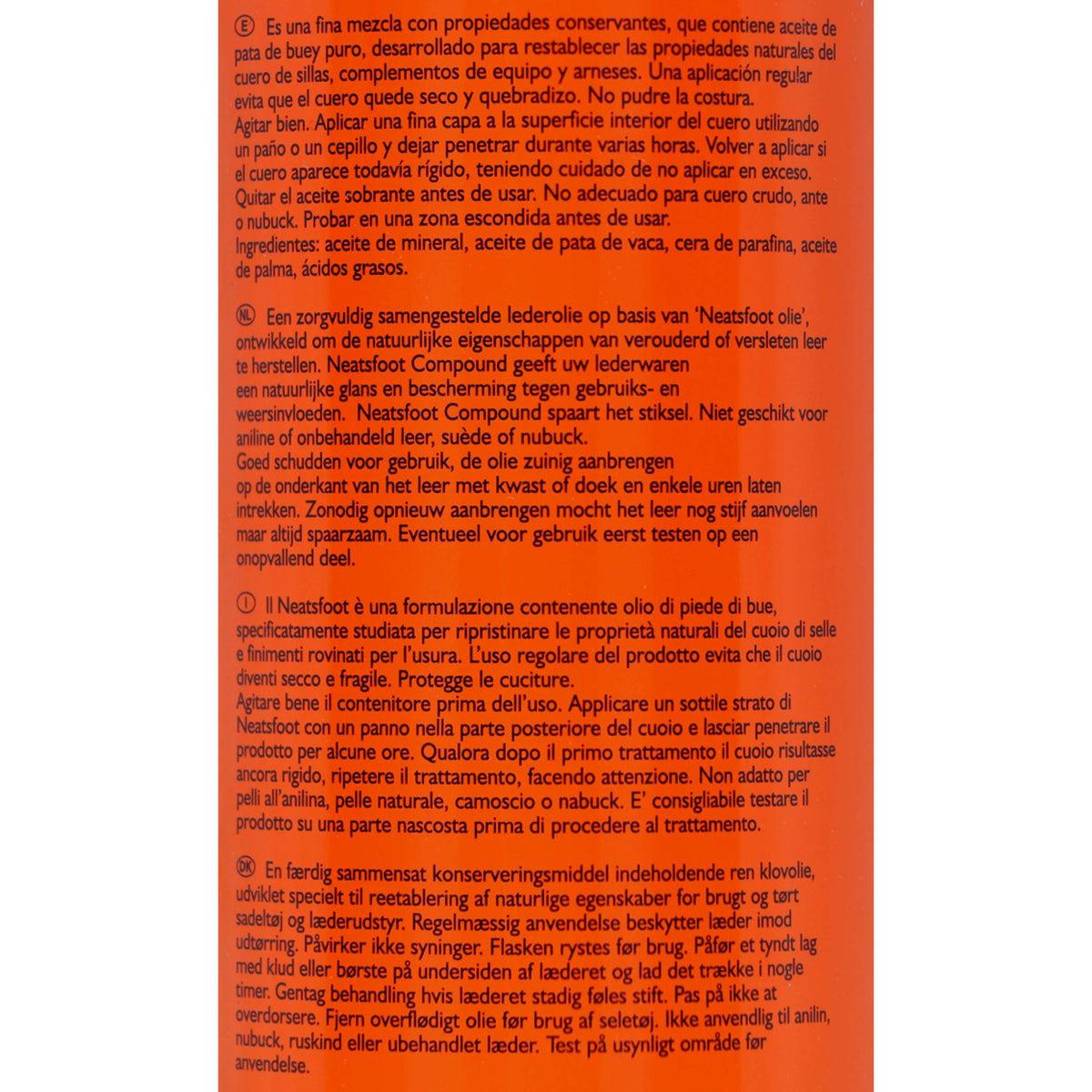 Carr & Day & Martin Leerolie V&p Neatsfood Compound